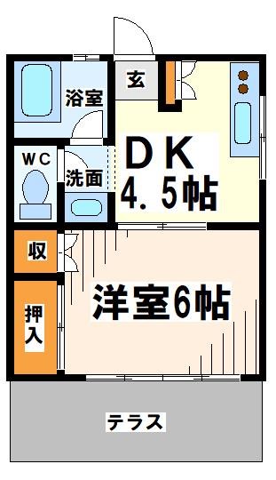 第2東荘の間取り