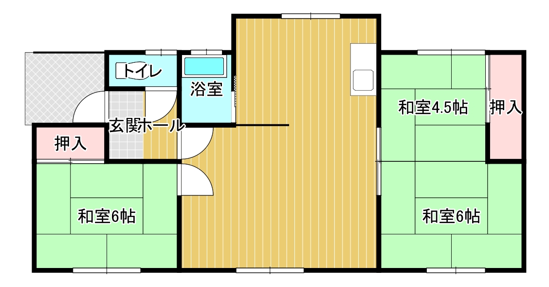 【東上磯部戸建の間取り】