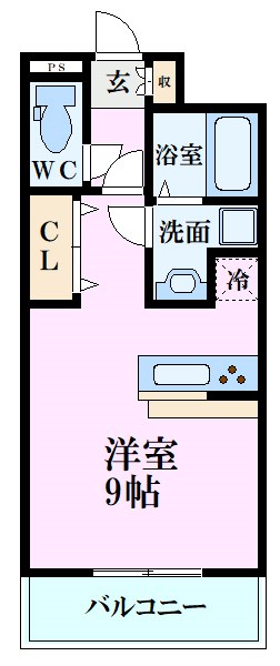 コンティニューム宇品の間取り