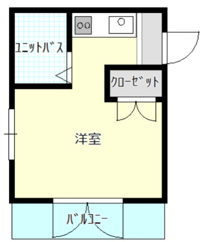 広島市中区舟入南のマンションの間取り