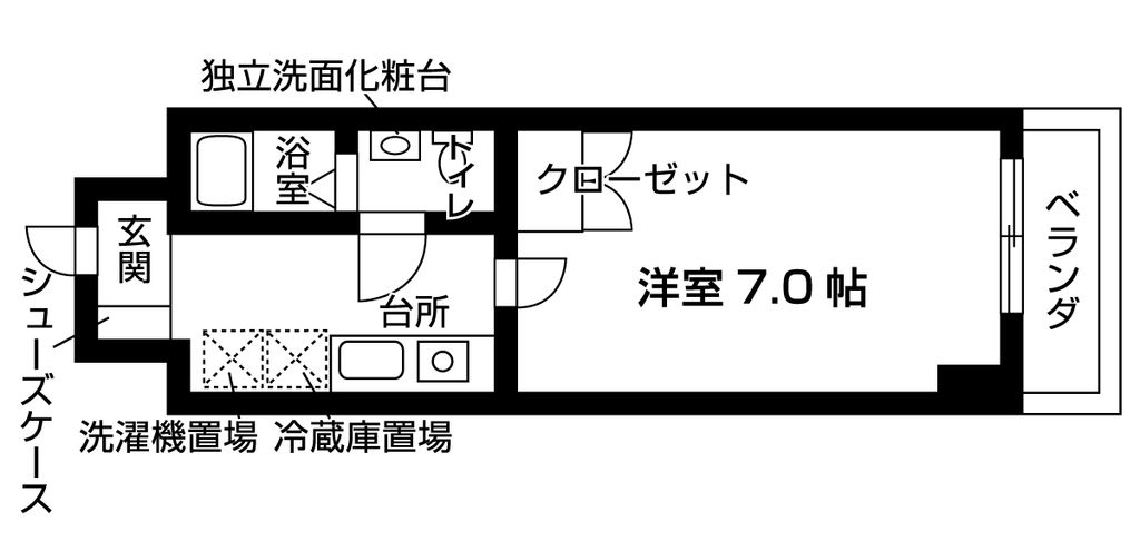 カラーブリアの間取り