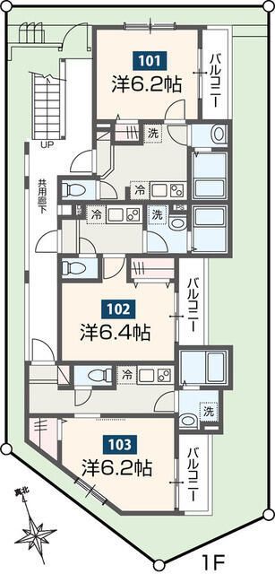 ＭＥＬＤＩＡ原当麻の間取り