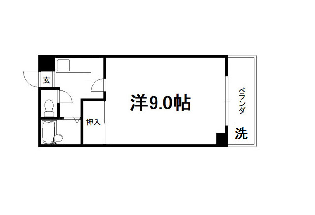 コスモハイツ今出川の間取り