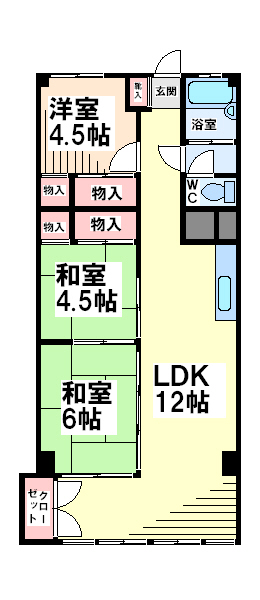 ライオンズマンション国分寺駅前_間取り_0