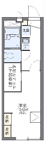 レオパレスヴィブアンの間取り