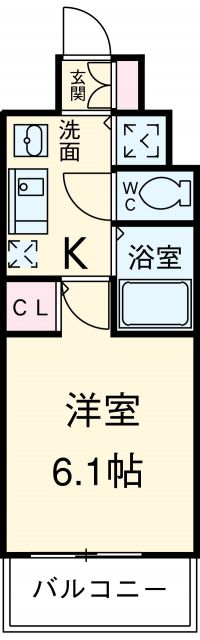 プレサンス名古屋STATIONアブソリュートの間取り