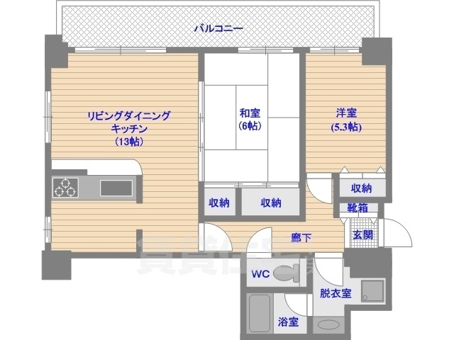 西新TENGOODCITY BRISTOLの間取り