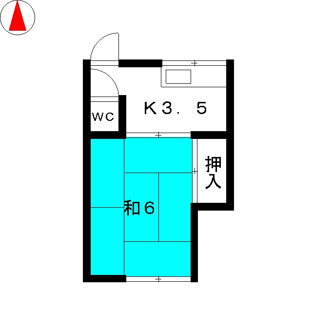 松江荘の間取り