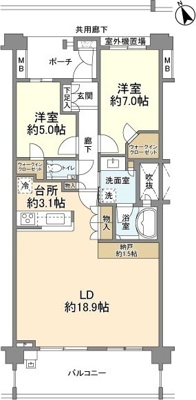 ブライシス青葉台の間取り