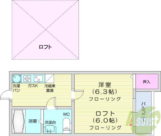 i-STATE泉の間取り