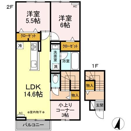 【エクセレント・ドリームの間取り】