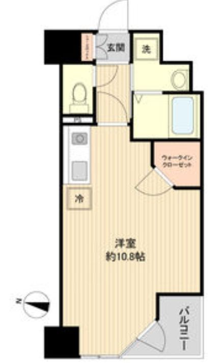 仙台市青葉区国分町のマンションの間取り