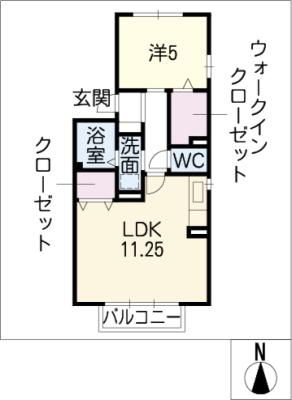 エトワール白沢の間取り