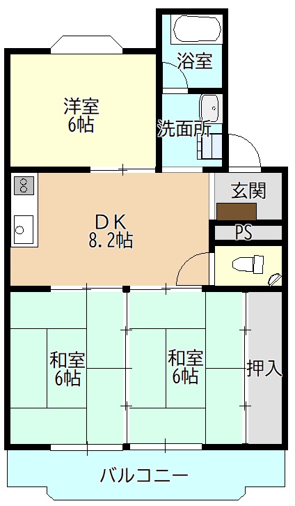 メゾン寿ゞ喜の間取り