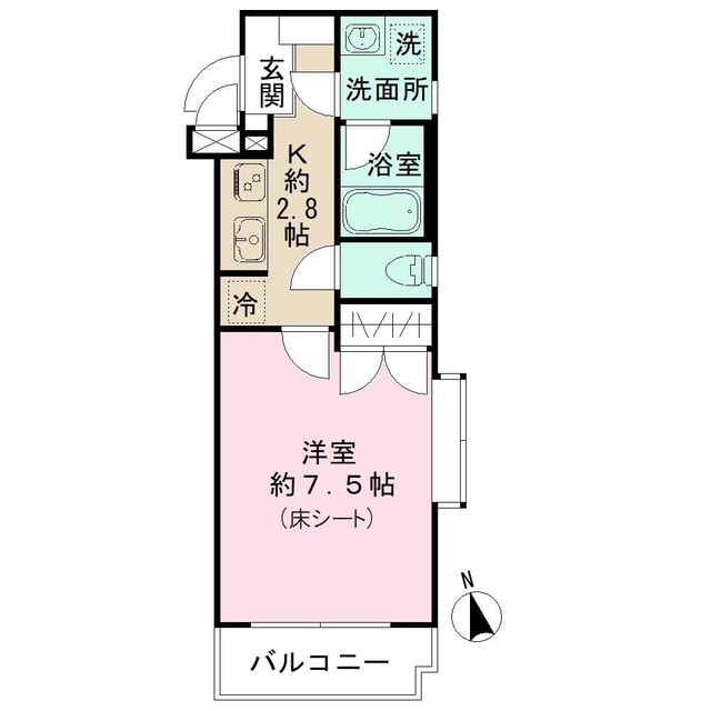 スカイパレス中村橋Iの間取り