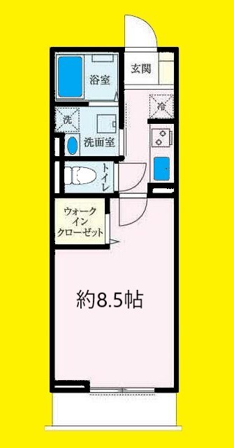 横浜市金沢区釜利谷東のアパートの間取り