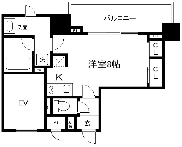 【ALTA京都堀川ウインドアの間取り】