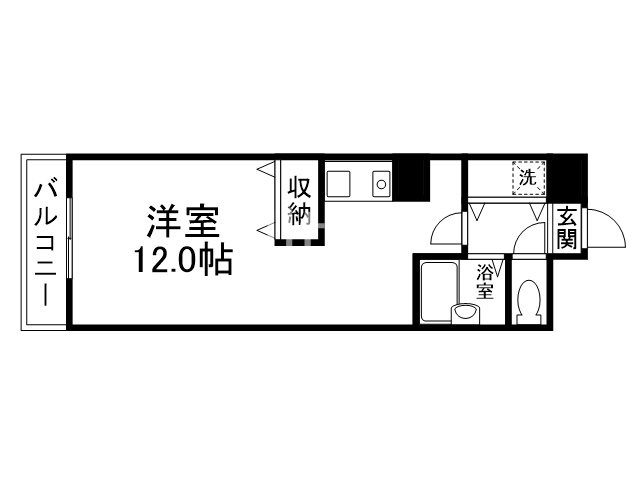 【エリーフラッツ西ノ京の間取り】