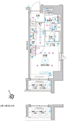 Le a横濱桜木町の間取り