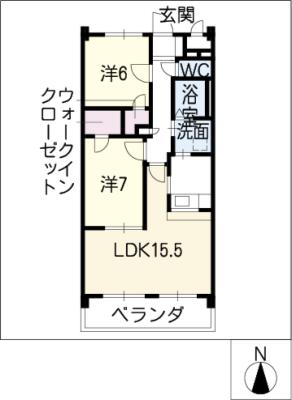 サンライズ新舞子の間取り