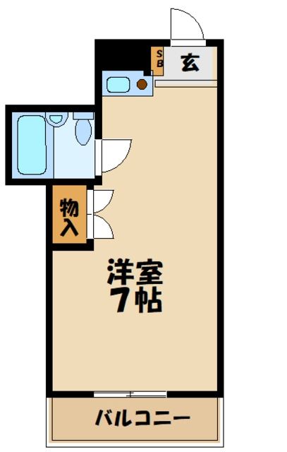 川崎市多摩区菅野戸呂のマンションの間取り