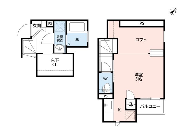 ＣＢ古賀アウリィの間取り