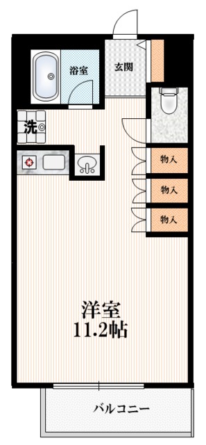 渋谷区神泉町のマンションの間取り