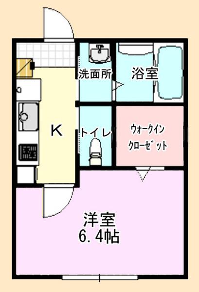 東金市東金のアパートの間取り