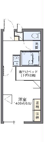 レオパレスベルラトゥールの間取り