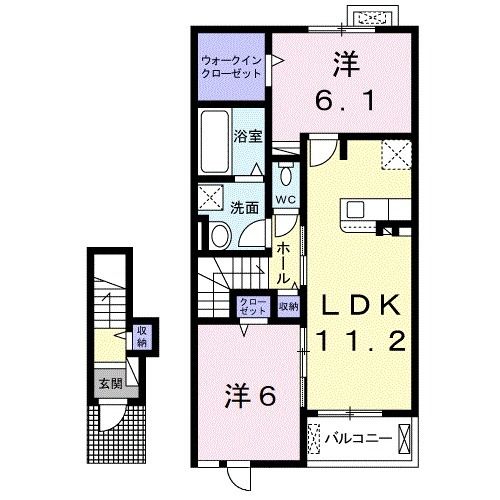 ソル・ステラ　Iの間取り