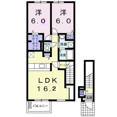 コオリナ　ハイツIIの間取り