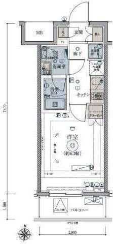 リヴシティ綾瀬ＷＥＳＴの間取り