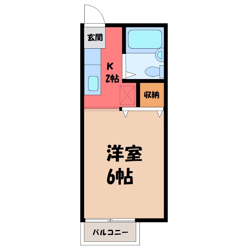 ハイツマロニエ Aの間取り