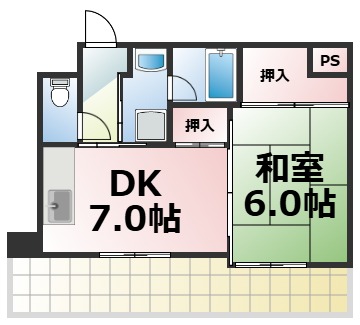 ネオポート光優の間取り