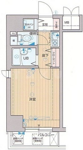 プレサンス難波WESTの間取り