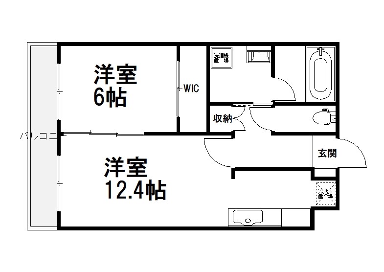 クルミナーレIIの間取り