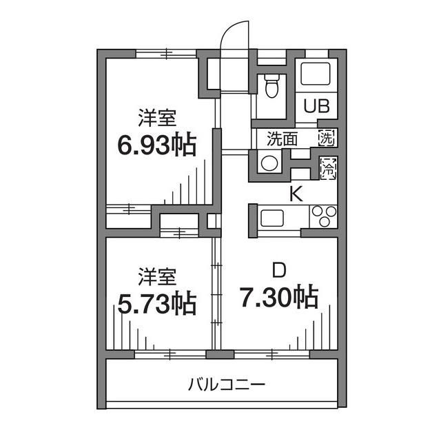 渋谷区笹塚のマンションの間取り