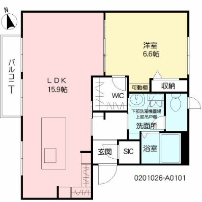 パラドール保田窪の間取り