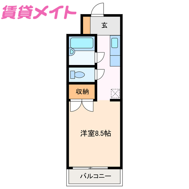 ジョイフル江島の間取り