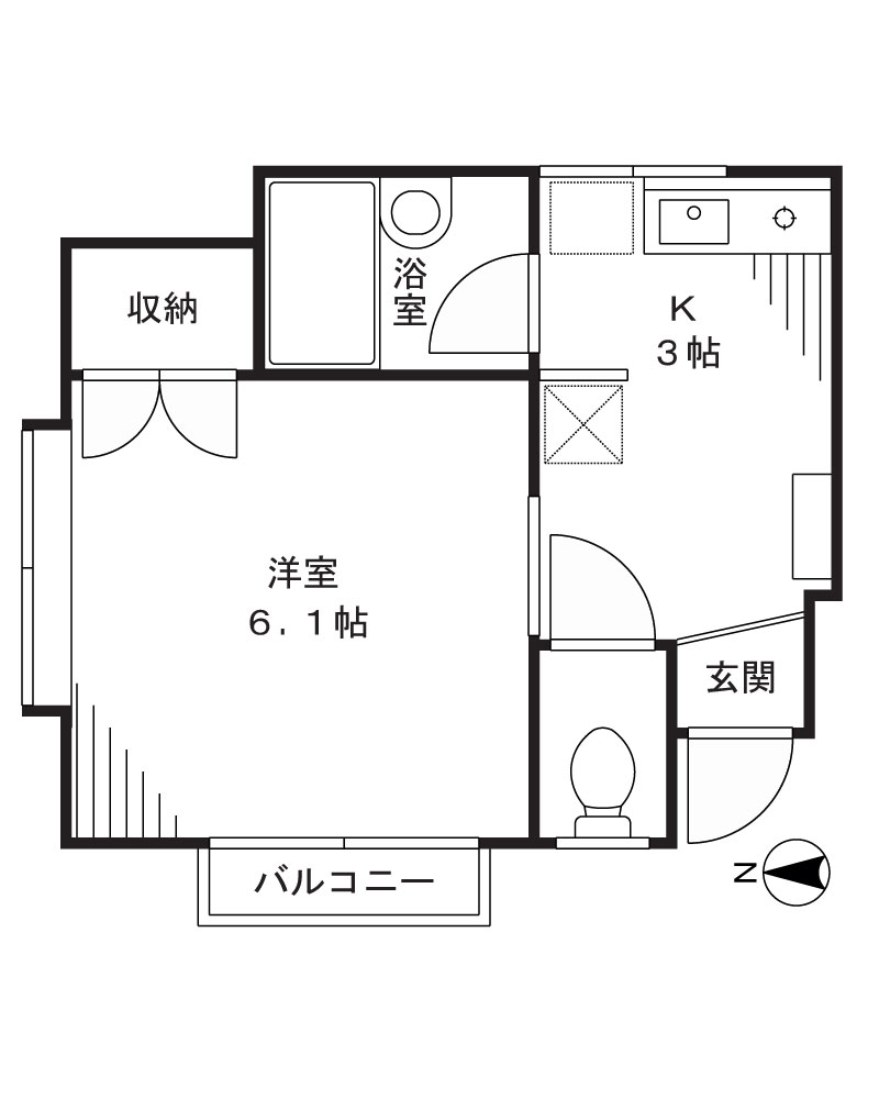 ドエルグレースの間取り