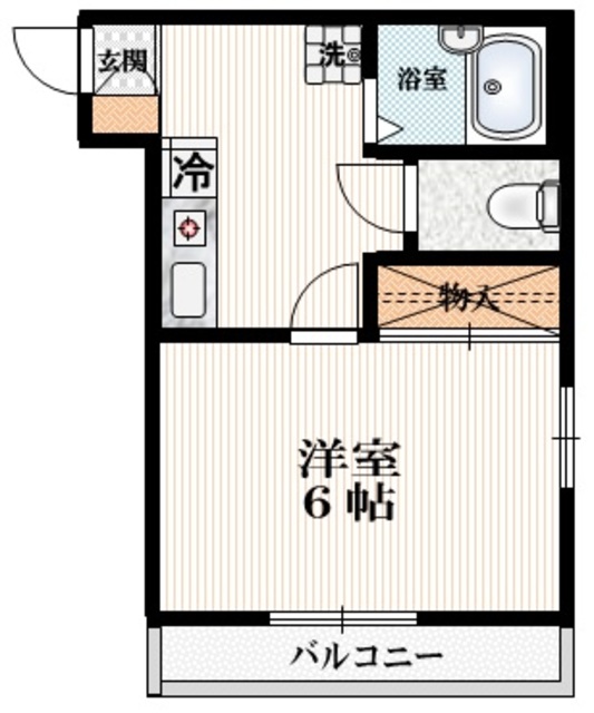 エバーグリーン笹塚の間取り