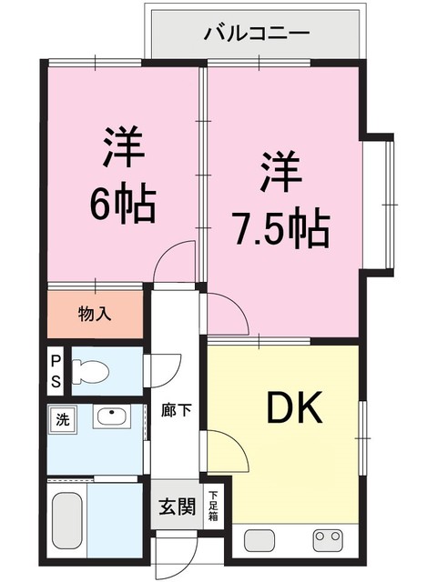 オーベルジュ出来島の間取り