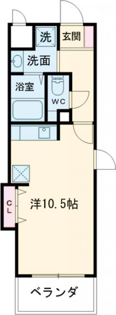 ルノン中百舌鳥の間取り