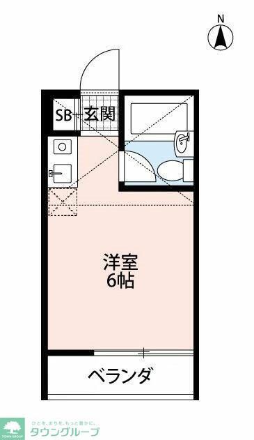 入間郡毛呂山町中央のアパートの間取り