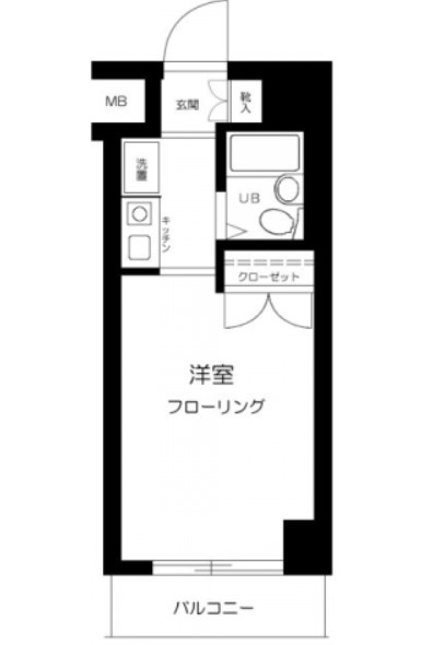 スカイコート品川第6の間取り