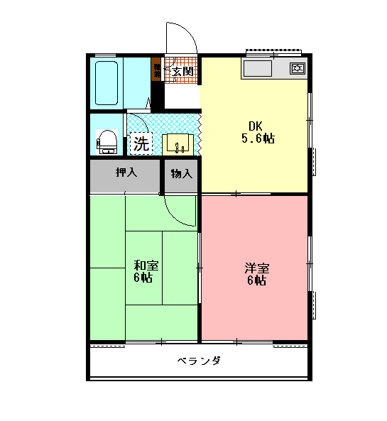 ボナール笠間の間取り