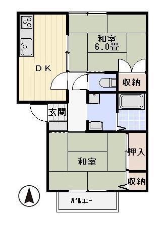 エルム敦賀IIの間取り