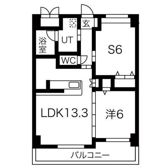 シャンピア西田辺の間取り