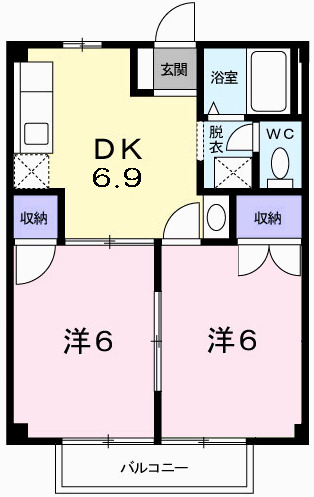 グレースハイムの間取り