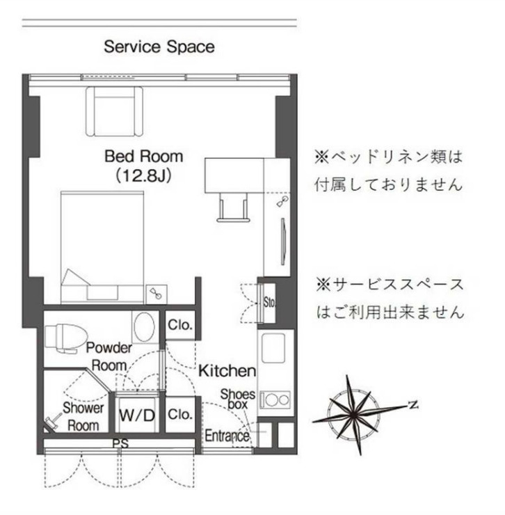 ウエリスアーバン品川タワーの間取り